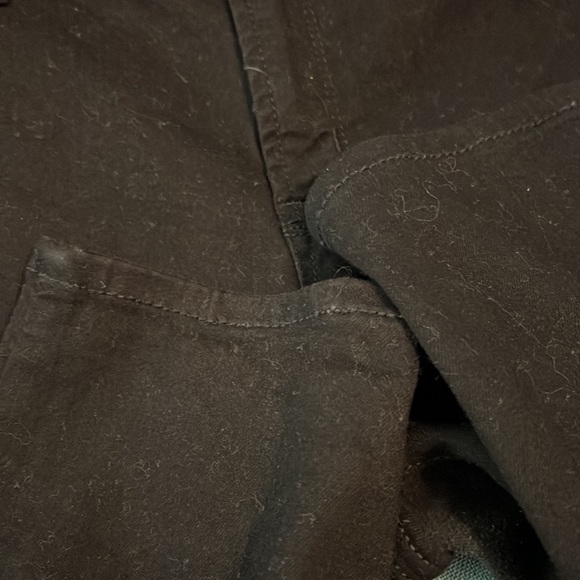 OLD NAVY ROCKSTAR BLAVK JEANS sz 14 short like new - Picture 2 of 5